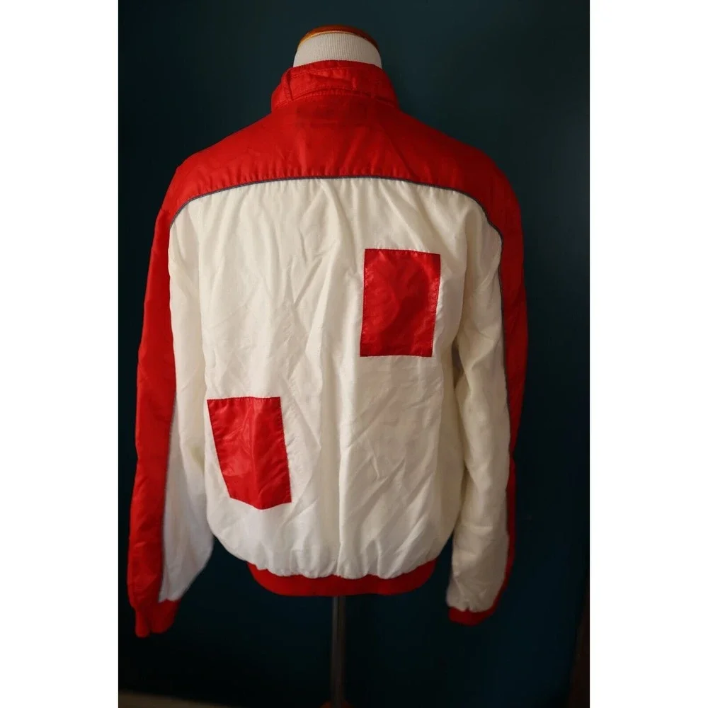 Vintage 80s Coca-Cola Jacket 100 Year Anniversary Size: M Red & White Jacket